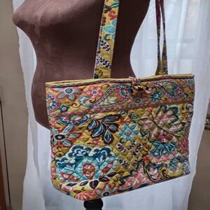 Vera Bradley Marigold Floral Tote